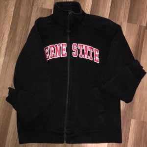 zip up keene state sweatshirt